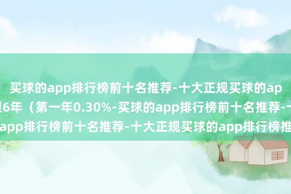 买球的app排行榜前十名推荐-十大正规买球的app排行榜推荐债券期限6年(第一年0.30%-买球的app排行榜前十名推荐-十大正规买球的app排行榜推荐
