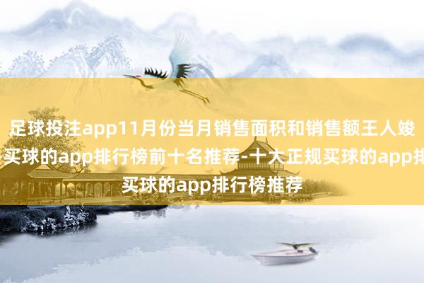 足球投注app11月份当月销售面积和销售额王人竣事正增长-买球的app排行榜前十名推荐-十大正规买球的app排行榜推荐