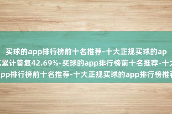 买球的app排行榜前十名推荐-十大正规买球的app排行榜推荐任职手艺累计答复42.69%-买球的app排行榜前十名推荐-十大正规买球的app排行榜推荐