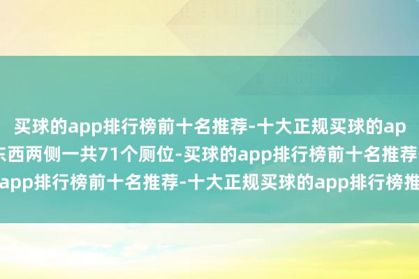 买球的app排行榜前十名推荐-十大正规买球的app排行榜推荐当今栈桥东西两侧一共71个厕位-买球的app排行榜前十名推荐-十大正规买球的app排行榜推荐