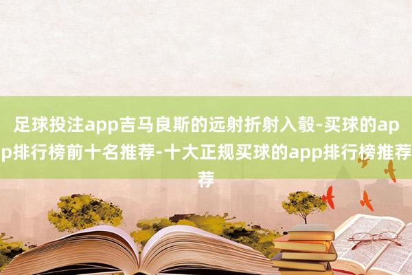 足球投注app吉马良斯的远射折射入彀-买球的app排行榜前十名推荐-十大正规买球的app排行榜推荐
