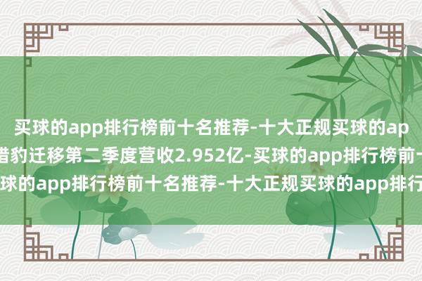 买球的app排行榜前十名推荐-十大正规买球的app排行榜推荐耗费收窄猎豹迁移第二季度营收2.952亿-买球的app排行榜前十名推荐-十大正规买球的app排行榜推荐