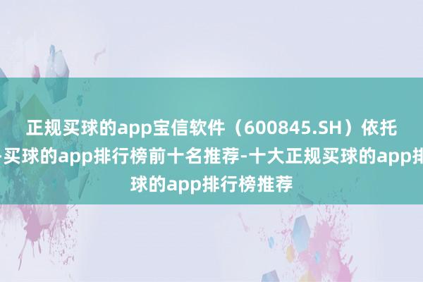 正规买球的app宝信软件（600845.SH）依托宝钢资源-买球的app排行榜前十名推荐-十大正规买球的app排行榜推荐